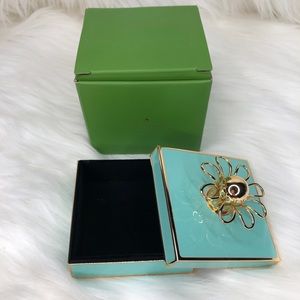 NEW in box Kate Spade Keaton Street jewelry box in turquoise